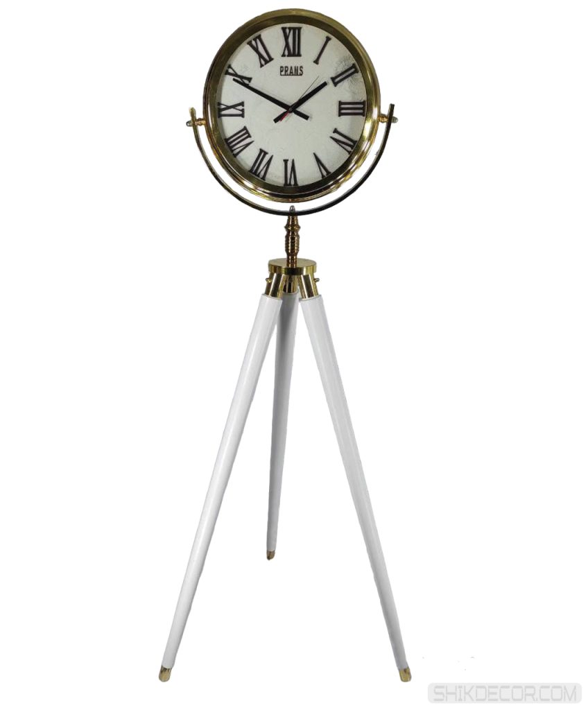 ساعت ایستاده مدرن و شیک سفید