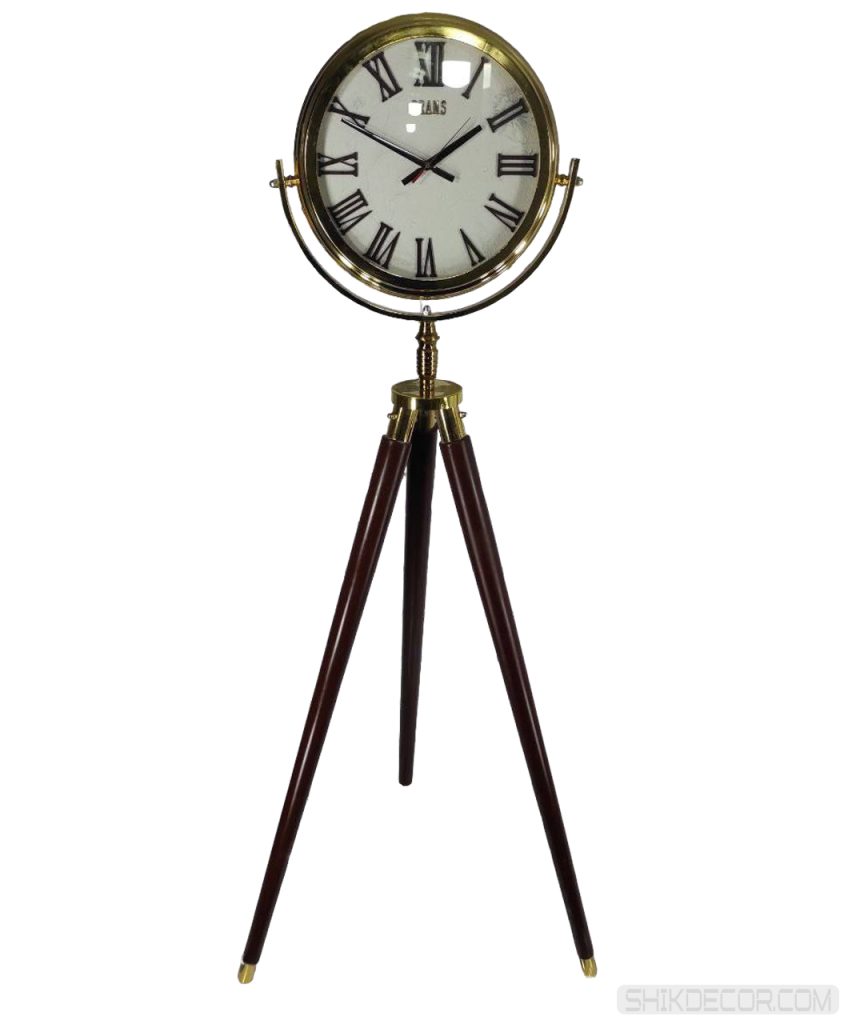 ساعت ایستاده مدرن و شیک قهوه ای