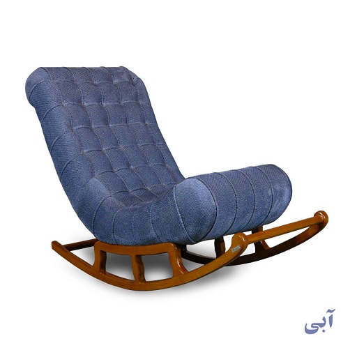 صندلی راک ریلکسی شیک دکور رنگ آبی