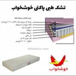 تشک خوشخواب مدل طبی پاکتی یک نفره سایز 200*100