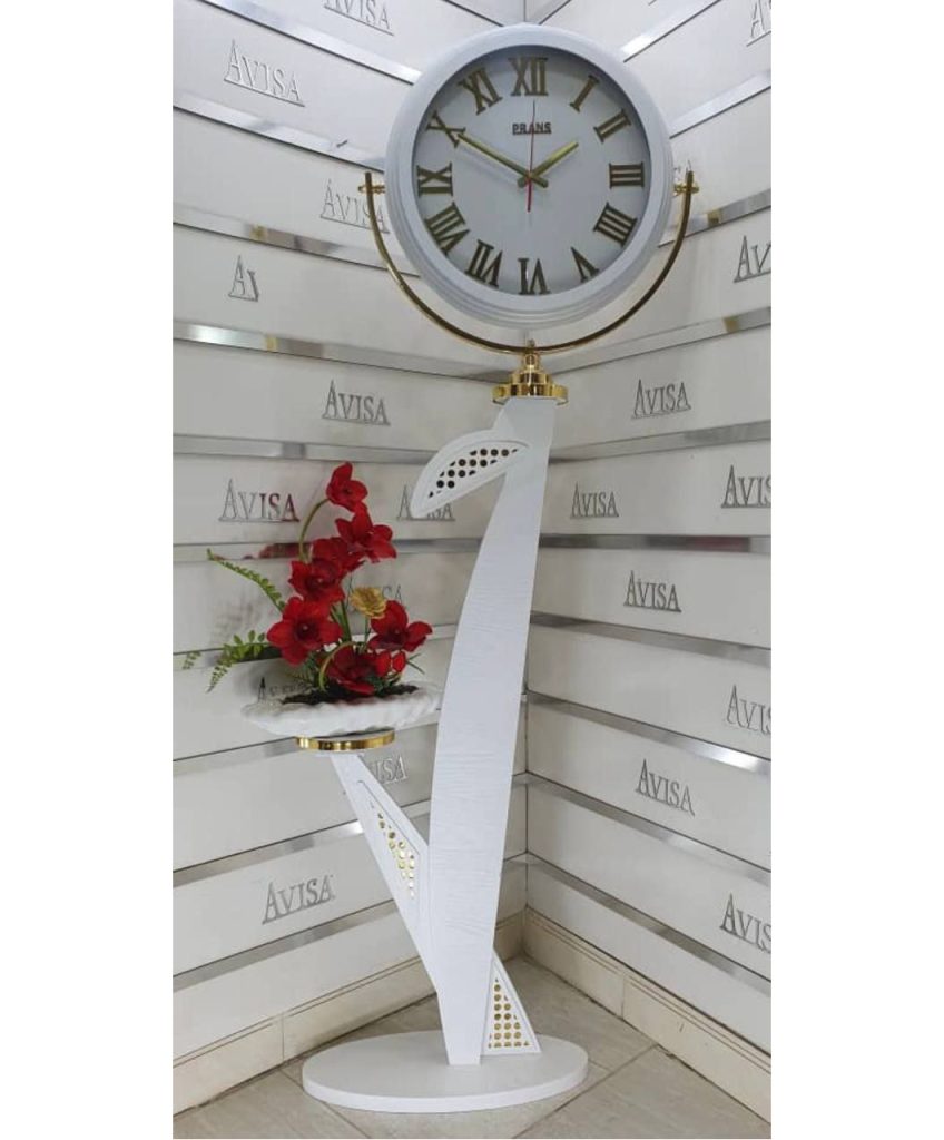 ساعت ایستاده چوبی پرنس مدل تک پایه