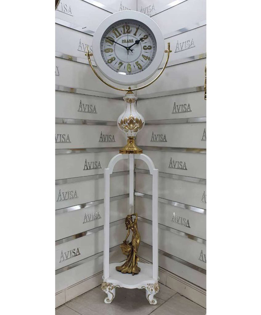 ساعت ایستاده پرنس سفید مدرن