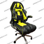 صندلی گیمینگ آریا مدل ps5 زرد