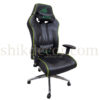 صندلی گیمینگ razer s600 مشکی نوار سبز شیک دکور