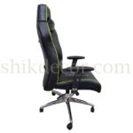 صندلی گیمینگ razer s600 مشکی نوار سبز شیک دکور