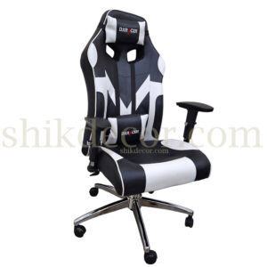 صندلی گیمینگ مدل دو اهرمه dx racer G600 سفید شیک دکور