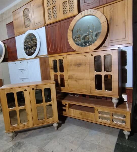 ست آینه و کنسول مدل شیشه خور