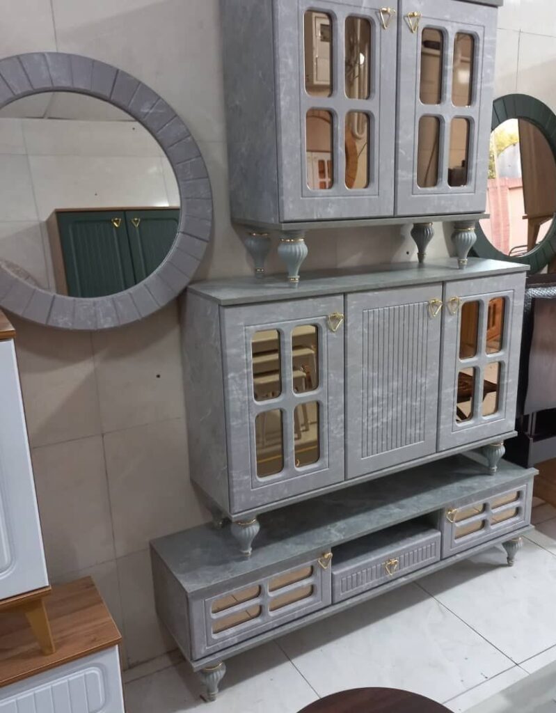 ست آینه و کنسول مدل شیشه خور