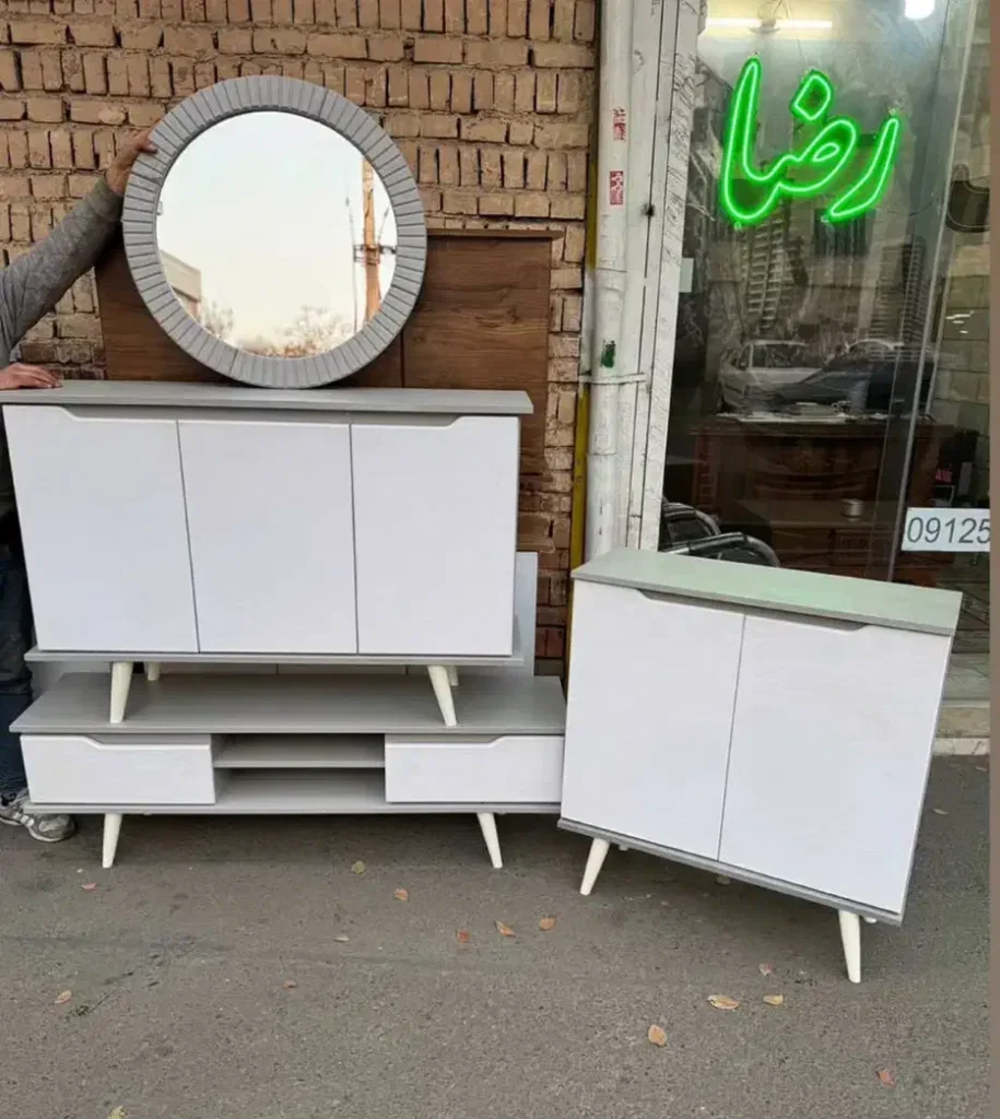 ست آینه و کنسول مدل کلاسیک