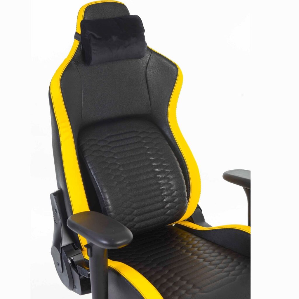 صندلی گیمینگ رنزو مدل Royal Cyber Yellow