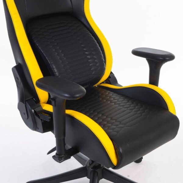 صندلی گیمینگ رنزو مدل Royal Cyber Yellow